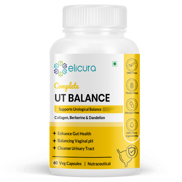 Elicura UTI Care for Her | Advanced Complete UT Balance | 60 Veg Capsules