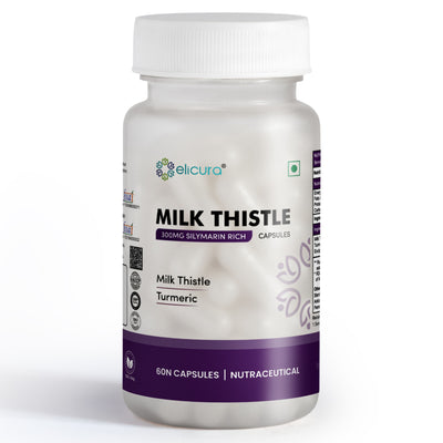 Elicura Milk Thistle Seed Extract 300mg - Liver Health Support