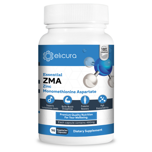 Elicura Zinc Magnesium Aspartate | 90 Capsules