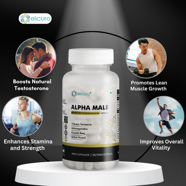 Elicura Max Alpha & ZMA Combo – Natural Support for Men’s Health