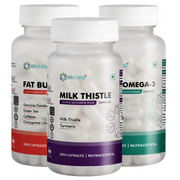 Elicura Omega Fat Burner & Milk Thistle Combo – Fat Loss & Liver Support