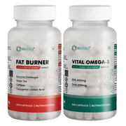 Elicura Omega & Fat Burner | Heart Health & Weight Management Combo