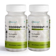 Elicura GoodGut-50 | Pre & Probiotic Supplement | 50 Billion CFU