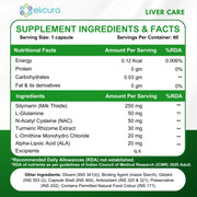 Elicura Liver Care Supplement | 60 Veg Capsules