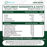 Elicura Lung Detox Supplement | 30 Veg Capsules