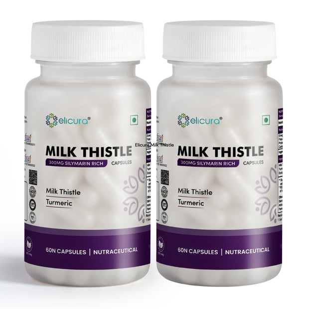 Elicura Milk Thistle Seed Extract 300mg | Liver Health Support