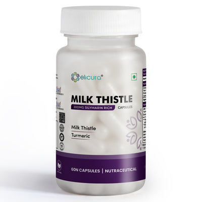 Elicura Milk Thistle Seed Extract 300mg | Liver Health Support