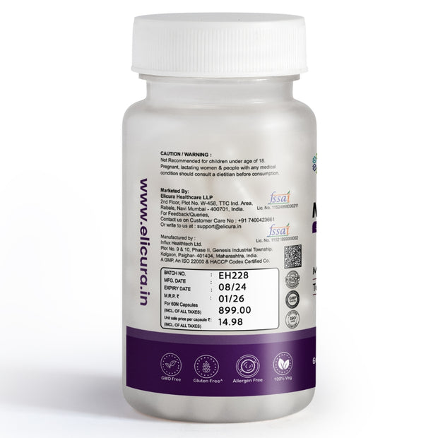 Elicura Milk Thistle Seed Extract 300mg | Liver Health Support