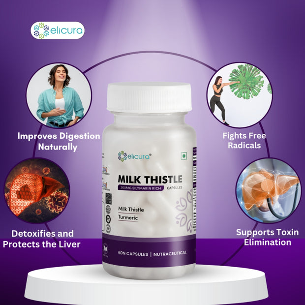 Elicura Serenify & Milk Thistle Combo – Stress Relief & Liver Support