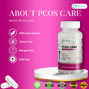 Elicura PCOS Care Supplement | 60 Veg Capsules for Hormonal Balance