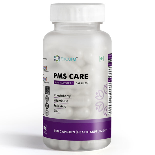 Elicura PMS Care | Natural Relief for Menstrual Discomfort & Balance