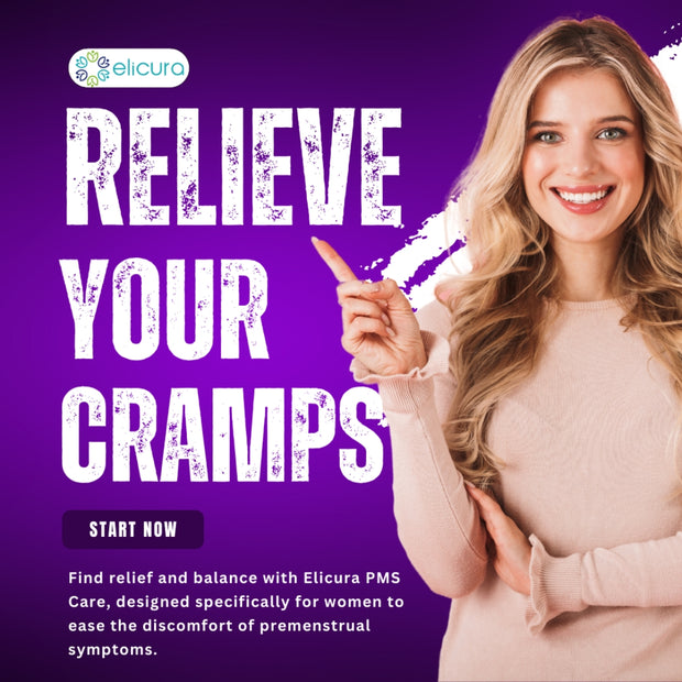 Elicura PMS Care | Natural Relief for Menstrual Discomfort & Balance