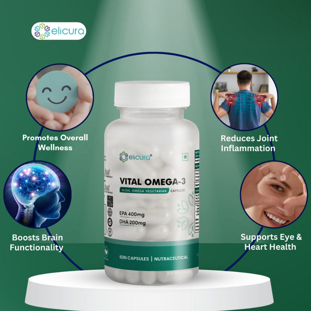 Elicura Omega & Fat Burner | Heart Health & Weight Management Combo