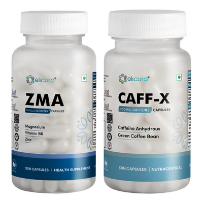 Elicura ZMA & Caff-X Combo – Energy, Focus & Recovery Support