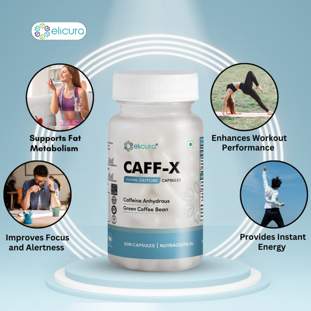 Elicura Caff-X | Caffeine Anhydrous Supplement